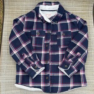 Cat & Jack Sherpa Lined Flannel